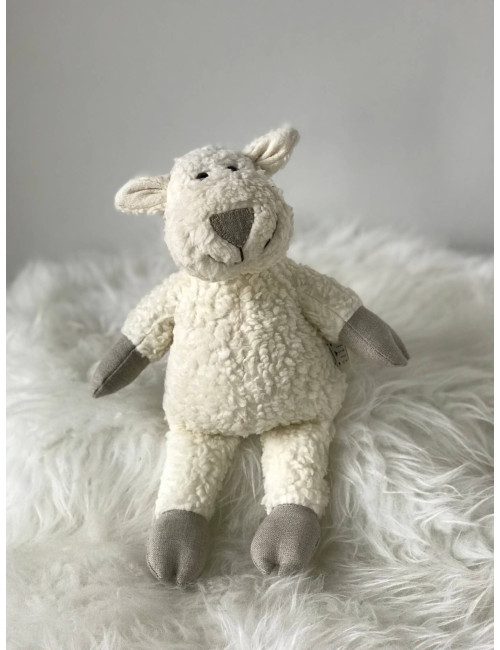 Maskotka owieczka pluszak | Przytulanka owieczka z eko materiałów